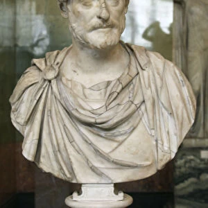 Portrait bust of a Roman Commander General, c mid 2nd century