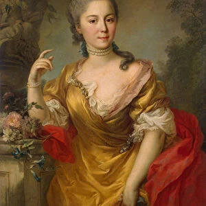 Portrait of Countess Anna Alexandrovna Chernyshova, 1764. Artist: Torelli, Stefano (1712-1784)