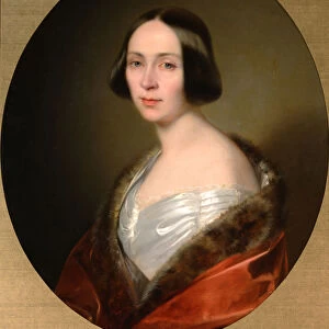 Portrait of Countess Luise Trofimovna Golitsyna (1810-1887), nee Baranova, Early 1840s. Artist: Kozina, Sandor (1808-1873)
