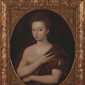 Portrait of Gabrielle d Estrees (1573-1599), before 1600. Creator: Anonymous