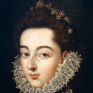 Portrait of the Infanta Catalina Michaela of Austria, c1582-c1585. Artist: Alonso Sanchez Coello
