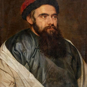 Portrait of Martino Martini (1614-1661), Jesuit missionary and cartographer in China, 1654