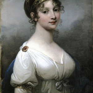 Portrait of Queen Louise of Prussia (1776-1810), 1802. Artist: Grassi, Jozef (1757-1838)