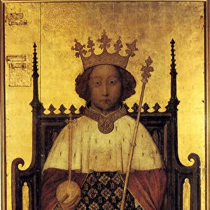 Portrait Richard II of England, ca 1390. Artist: Anonymous