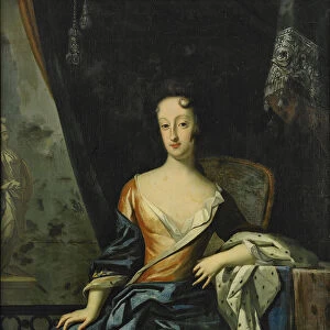 Portrait of Ulrika Eleonora (1688-1741), Queen of Sweden. Artist: Krafft, David, von (1655-1724)