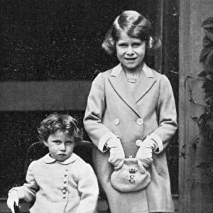 Princesses Elizabeth and Margaret, 1933