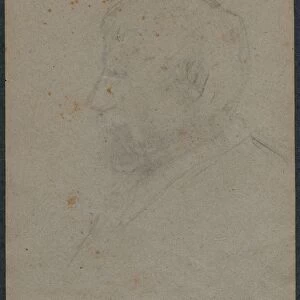 Profile Bust of a Man (verso), 1870s. Creator: Paul Gauguin (French, 1848-1903)