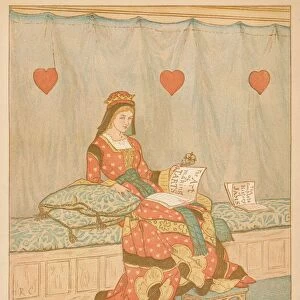 The Queen of Hearts, She made some Tarts, 1880. Creator: Randolph Caldecott