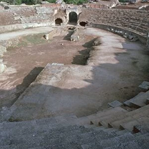 Roman amphitheatre in Merida, Spain, 1st century
