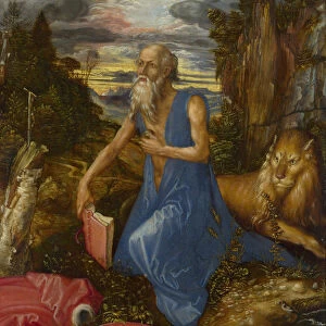 Saint Jerome, c. 1496. Artist: Durer, Albrecht (1471-1528)