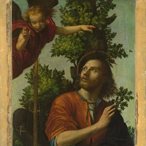 Saint Roch, 1518. Artist: Morando, Paolo (ca 1486 / 8 - 1522)