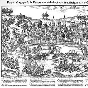 Siege of Poitiers, French Religious Wars, 24 July-7 September 1569 (1570). Artist: Jacques Tortorel