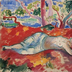 A Sleeping Woman (La Femme Endormie), 1906. Artist: Manguin, Henri Charles (1874-1949)
