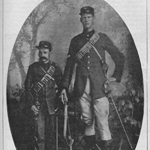 The Smallest Man and the Biggest Man in the Boer Army, 1902