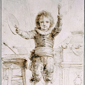 The Son of the Artist, c. 1793. Artist: Fuger, Heinrich Friedrich (1751-1818)
