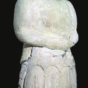 Stone female figure from the Tarxien temples. 31st century BC