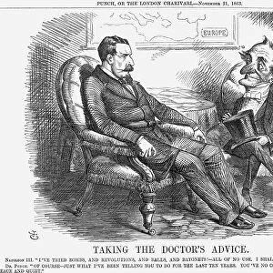 Taking The Doctors Advice, 1863. Artist: John Tenniel