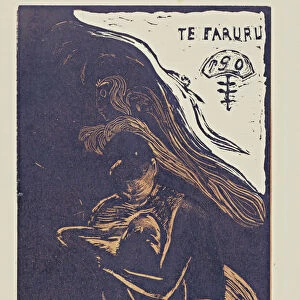 Te Faruru (Here We Make Love) From the Series Noa Noa, 1893-1894. Artist: Gauguin, Paul Eugene Henri (1848-1903)