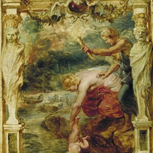 Thetis dipping the infant Achilles into the river Styx, 1630-1635. Artist: Rubens, Pieter Paul (1577-1640)