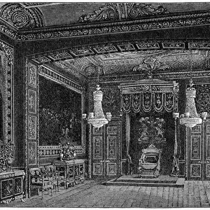 The Throne Room, Windsor, 1880. Artist: Robert Taylor Pritchett