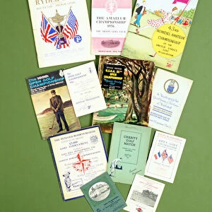 Various golfing programmes, 20th century