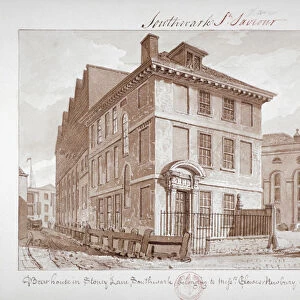 View of a brew house on Stoney Lane, Bermondsey, Southwark, London, c1827. Artist