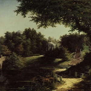 View of the Park in Pavlovsk. Artist: Lebedev, Mikhail Ivanovich (1811-1837)