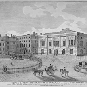 View of Trinity House from Trinity Square, City of London, 1799