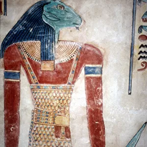 Wallpainting from the tomb of a prince, Valley of the Queens, Luxor, Egypt, c12th century BC