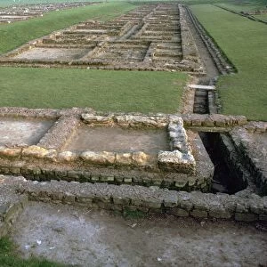 West corner of the Roman fortress at Caerleon, 2nd century