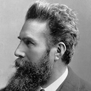 Wilhelm Konrad von Roentgen, German physicist, 1901