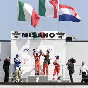 European Touring Car Championship Misano, Italy. Rd 7 / 10. Podium. World Photo 4 / LAT Photographic