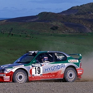 World Rally Championship: Juha Kankkunen / Juha Repo Hyundai Accent WRC3, 5th place