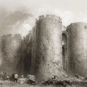 The Castle Of Limerick, Limerick, Ireland Drawn By W. H. Bartlett, Engraved By J. Cousen. From "The Scenery And Antiquities Of Ireland"By N. P. Willis And J. Stirling Coyne. Illustrated From Drawings By W. H. Bartlett. Published London C. 1841
