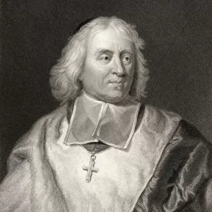 Jacques Benigne Bossuet 1627-1704. Bishop Of Meaux. From The Book "Gallery Of Portraits"Published London 1833