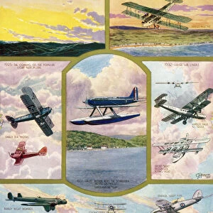 The Progress Of Aviation During The 25 Years Reign Of King George V. From The Illustrated London News, Silver Jubilee Record Number, 1910 - 1935