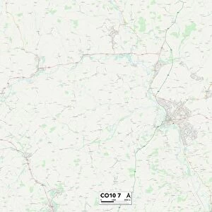 Babergh CO10 7 Map