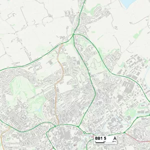 Blackburn with Darwen BB1 5 Map