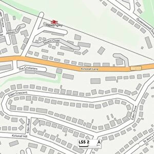 Leeds LS5 2 Map