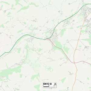Wiltshire SN13 8 Map