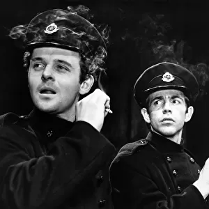 Anthony Hopkins (left playing the part of Donelly) and Michael Reid in a scene from