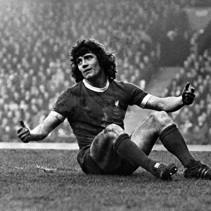 English Division 1, Liverpool 5-2 Ipswich Town. 8th February 1975 *** Local