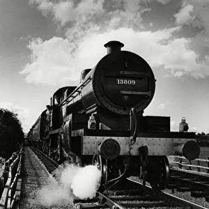 A Fowler Class Somerset & Dorset Joint Railway 7F locomotive at the Midland Railway