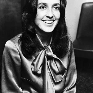 Joan Baez American singer famous for protest songs anti-Vietnam war talked at a