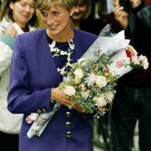 Princess Diana attends the Art Council at the Barican in London. 1st October 1991