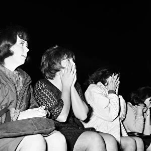 The Rolling Stones: fans at the ABC Cinema Chester while on tour with Inez & Charlie Foxx