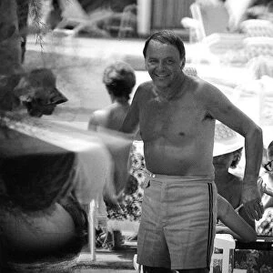 St Tropez France July 1972 Picture shows Frank Sinatra