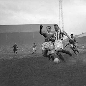 Stoke City v Doncaster Rovers league match at the Victoria Ground January 1958