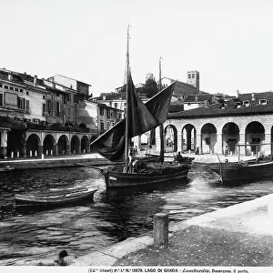 The little port of Desenzano del Garda