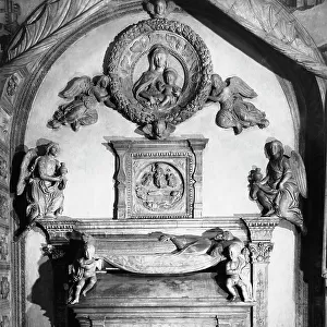 Tomb of Mary of Aragon, in the church of Sant'Anna dei Lombardi in Naples